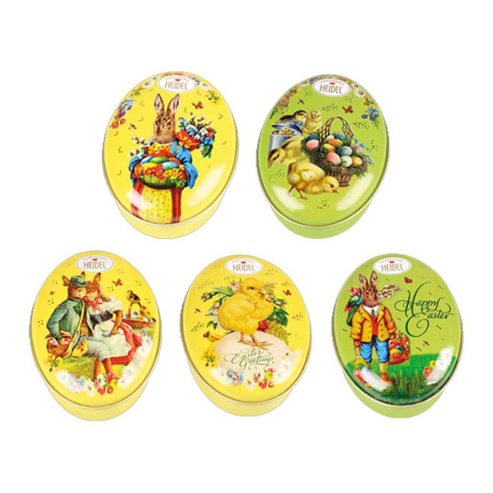 Assorted Heidel Small Easter Nostalgia Tin with Chocolates 32g